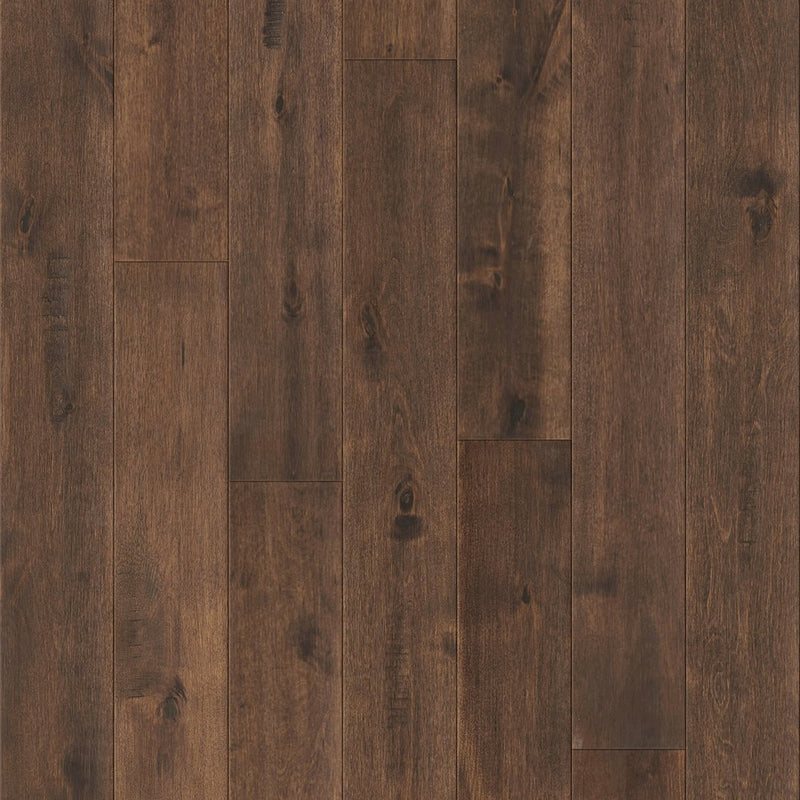 Coffee Bean - Creekside 5" x 3/4" x RL - Solid Hardwood - Solid Birch ** ON ORDER ** , 23.63 sf, FINAL PRICE: $3.99/sf