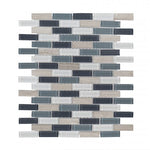 ** PER PCS ** Dolphin Tail Blue Interlocking Jeffry Court, Retail: $12.49/pc, 33.55 lbs., 15 pcs, Final:, Loc: MT5-E