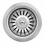 Kitchen Sink Drain 4 1/2 in Stainless Steel