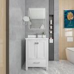 Roma 24-inch Vanity in White with Top, VV124W, Retail: $833.29, FINAL PRICE: $399.99 + TAX