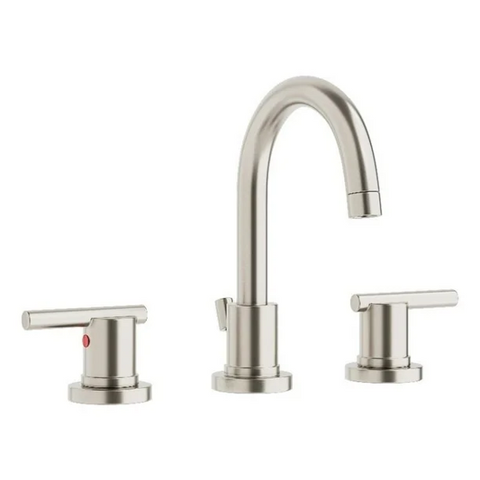Ellen DeGeneres Tossana 8-in Widespread Bath Faucet – Brushed Nickel, 2014FA-08-113, FINAL PRICE: $79.99 + Tax