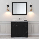 Virtu 36-in Mirror Espresso Semi-Frameless (35.5" x 31.5"), Retail: $374.00