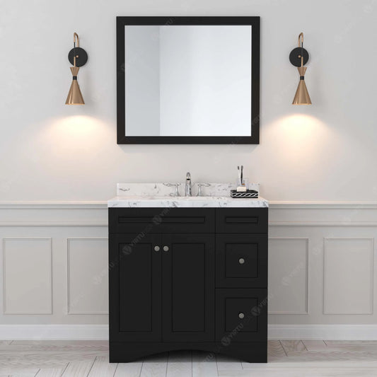 Virtu 36-in Mirror Espresso Semi-Frameless (35.5" x 31.5"), Retail: $374.00