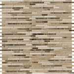 ** PER PCS ** Emperador Blend Bamboo MSI, SMOT-EMPBB-BMP10MM, (10 pcs/box), Loc: MT4-E