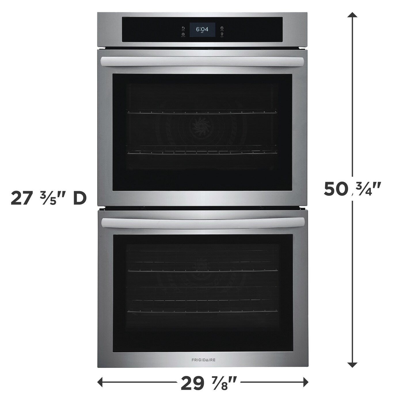 Frigidaire 30-in Double Electric Wall Oven with Self-cleaning (Fingerprint Resistant Stainless Steel), FCWD302LAF/A *HD2510, Retail: $2,799.00, FINAL PRICE: $1,299.99 + TAX