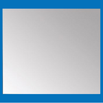 Virtu 35-in Mirror French Blue (35" x 31.5"), Retail: $436.00