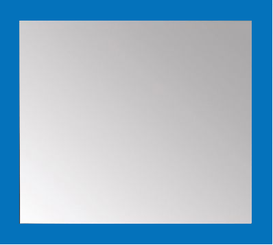 Virtu 35-in Mirror French Blue (35" x 31.5"), Retail: $436.00