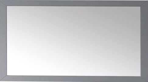 Virtu 46-in Mirror Cashmere Gray (46" x31.5"), Retail: $525.00