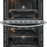Frigidaire Gallery 27-in Double Electric Wall Oven with Air Fry Single-fan European Element and Self-cleaning (Fingerprint Resistant Stainless Steel), [FB156]