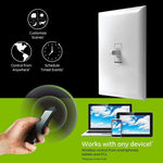 GE Z-Wave Plus Wireless Smart Lighting Control Smart Toggle Switch