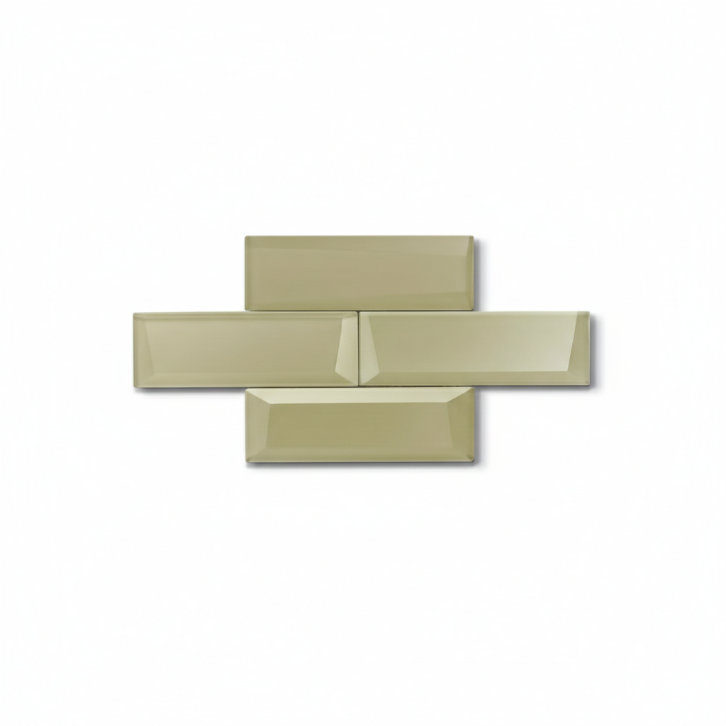 Moonlight Gold Glass 3x12 Subway Tile, SF170174,  Retail: $11.33/sf, 6.25.sf/bx, 25pcs/bx, 36lbs/bx,  FINAL PRICE: $0.99/sf, $6.19/ Box + TAX