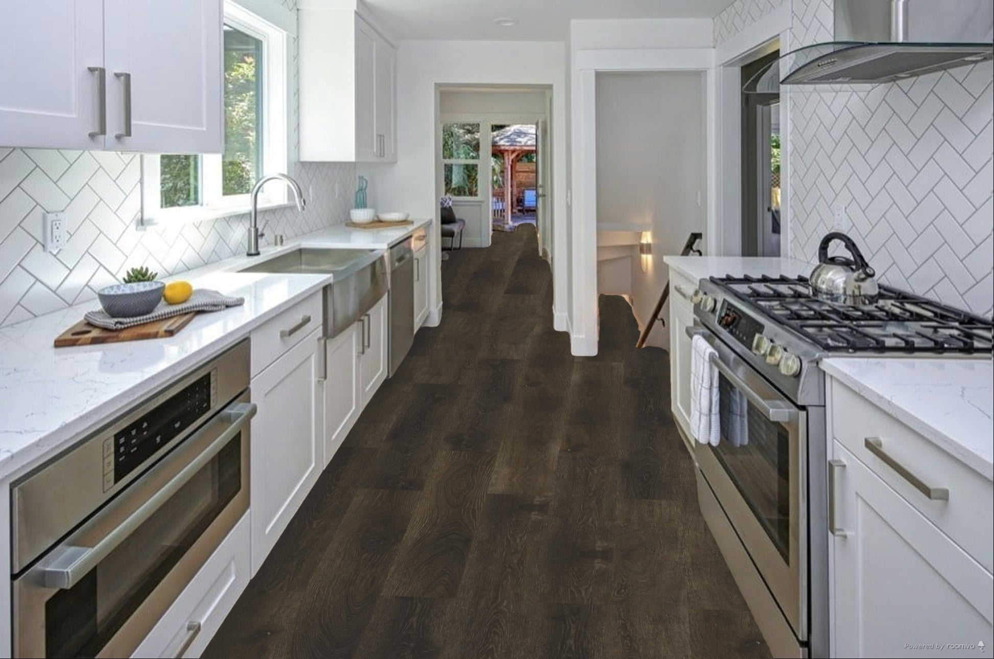 Noir Hickory 7x48 Luxury Vinyl Plank Flooring, AM101, 20 Mil, 5mm, 40 Lbs, 10 Pcs, 23.64sf, Final Price: $1.99/sf