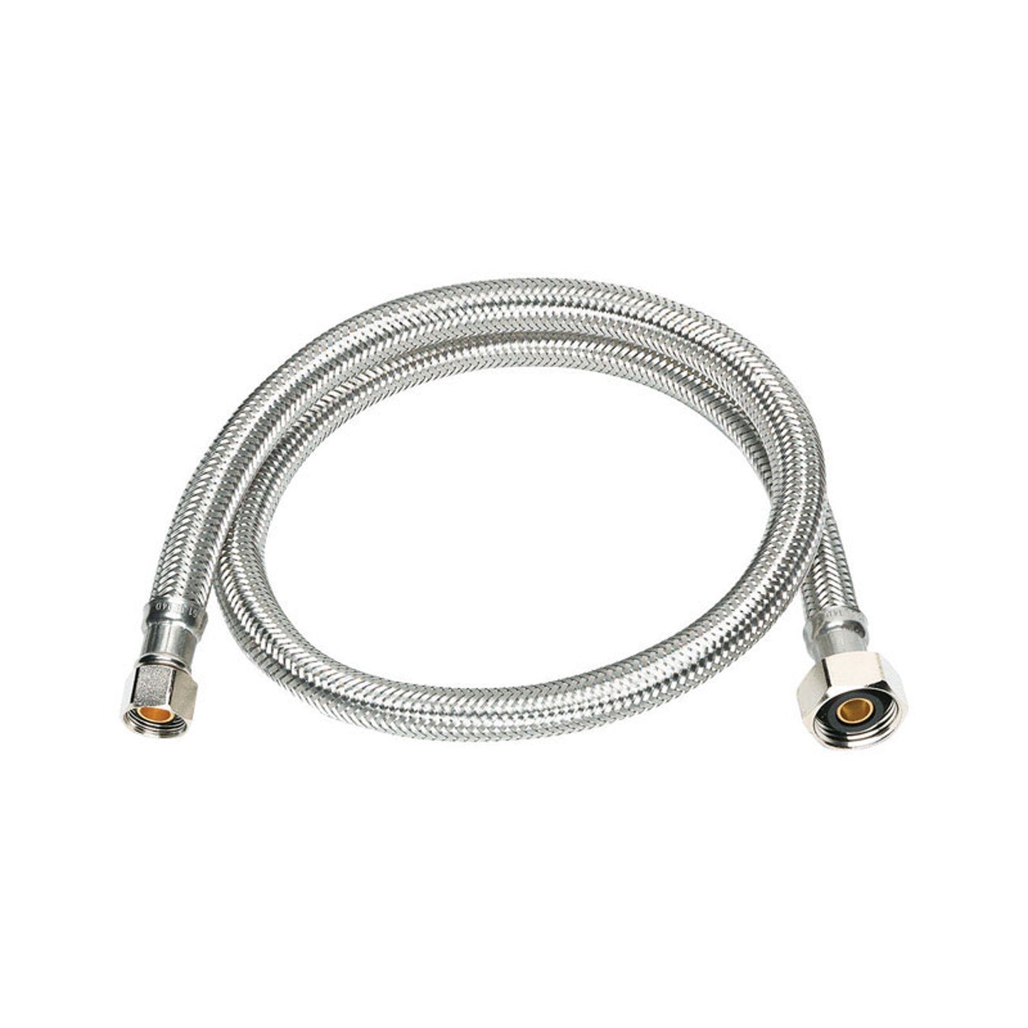 HOMEWERKS Faucet Connector, Braided Stainless Steel, 3/8" Comp 1/2" FIP 24" Length 7223-24-38-2