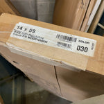 TRIBUILT 14 in. W x 59 in. H Vinyl Exterior Joined Board and Batten Shutters Pair in White