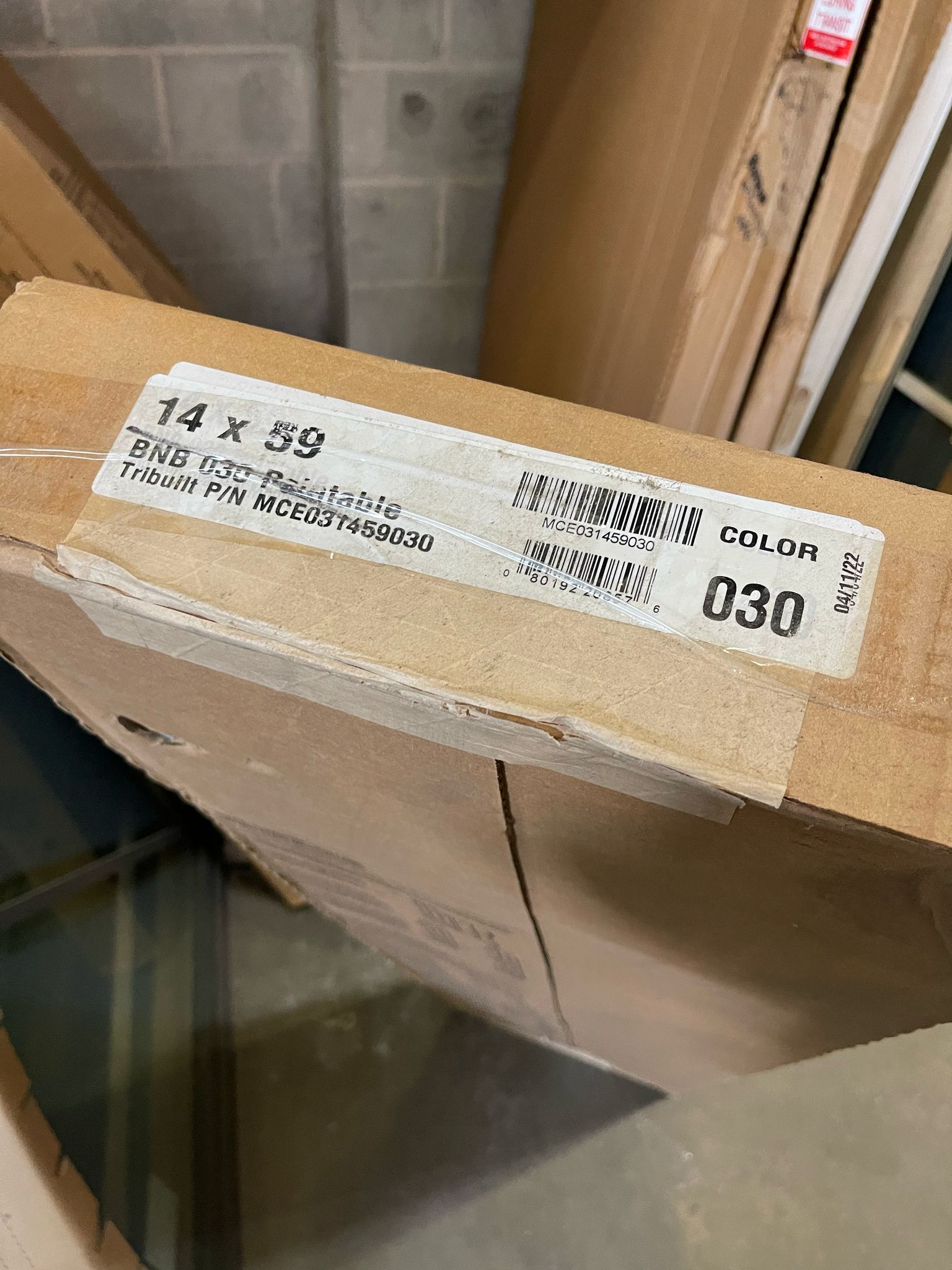 TRIBUILT 14 in. W x 59 in. H Vinyl Exterior Joined Board and Batten Shutters Pair in White