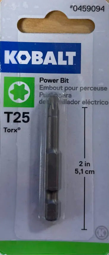 Kobalt Power Bit, 0459094, #1873526
