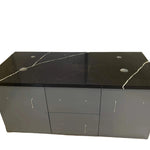 Marsala 49-in Gray Double Sink Floating Bathroom Vanity with CUSTOM Top and Vessel Sink, MS-420-CUSTOM-GR