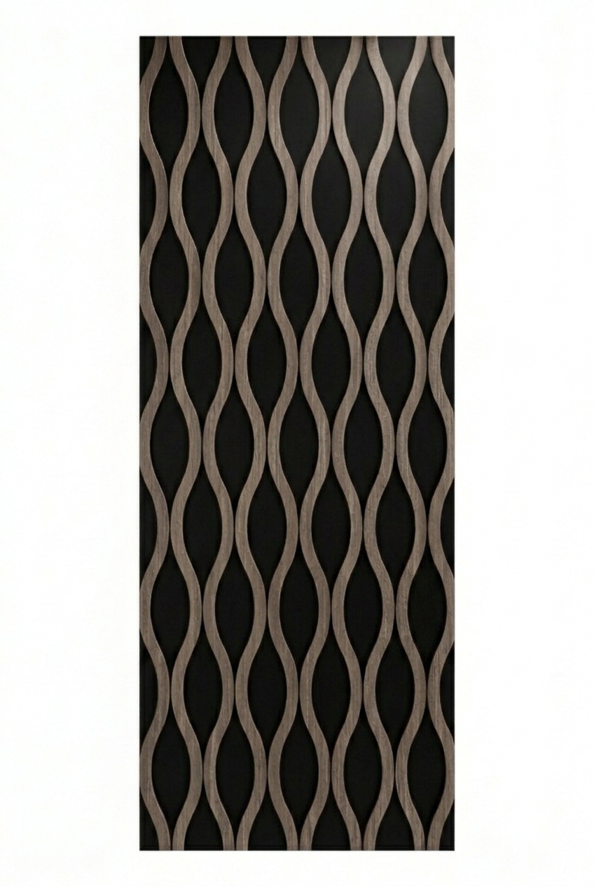 Iris Wave 23x95 Acoustic Wall Panel, 600mm x 2400mm, FINAL PRICE: $79.99/pc