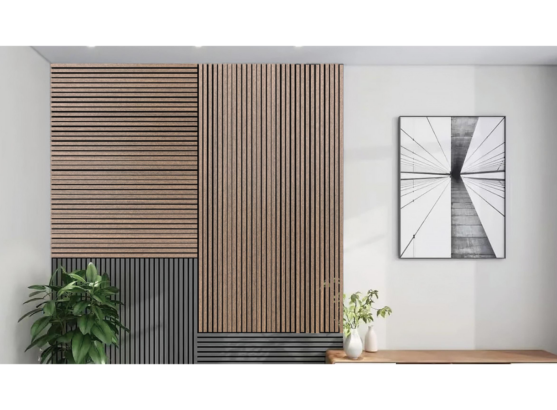 Iris 23x95 Acoustic Wall Panel, 600mm x 2400mm, FINAL PRICE: $69.99/pc