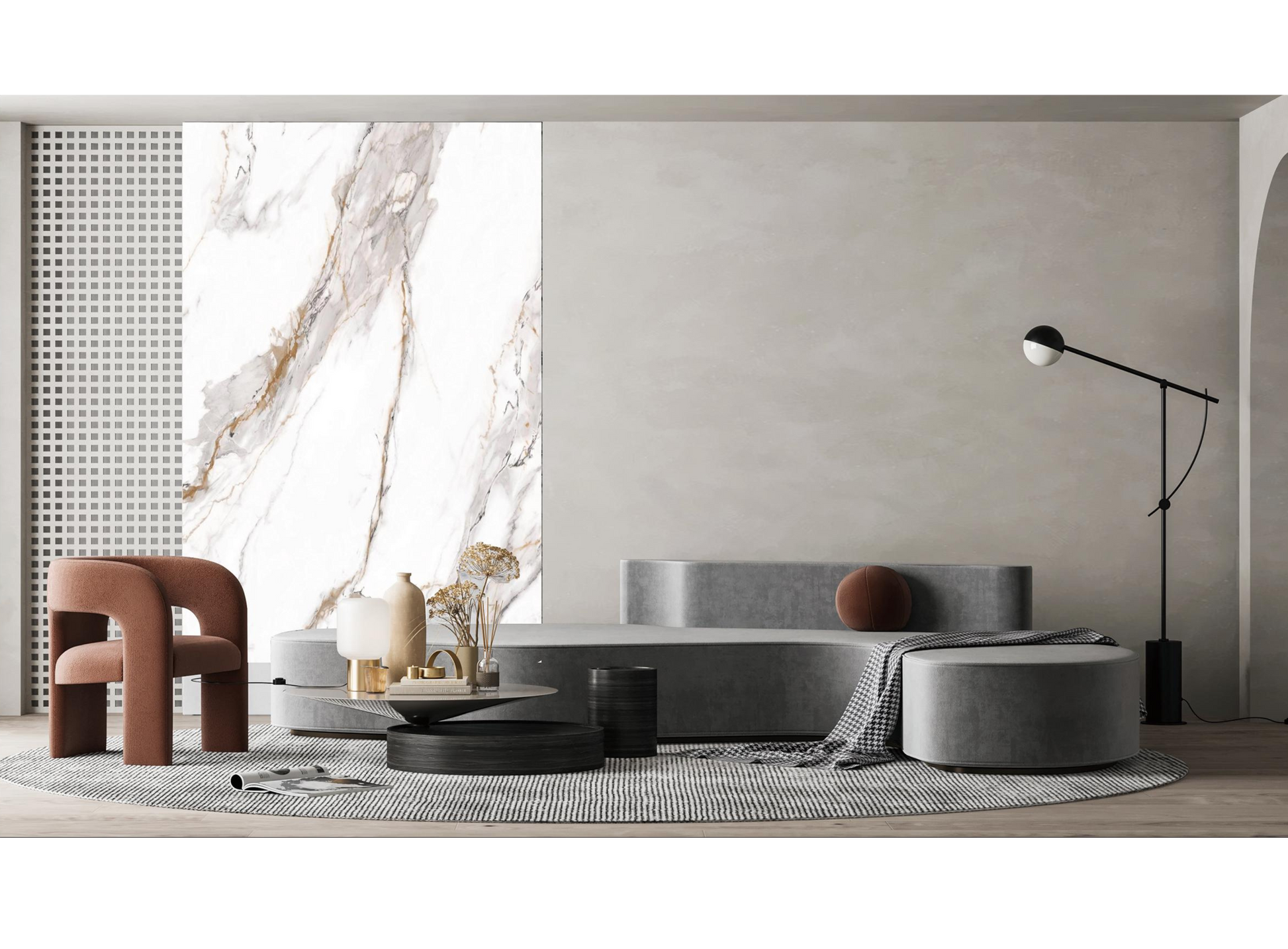 Iris 48x110 Marble UV Wall Panel, 1220mm to 2800mm, FINAL PRICE: $89.99/pc