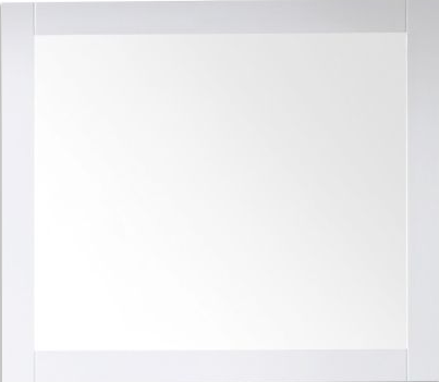 Virtu 36-in Mirror Gloss White (36" x 31.5"), Retail: $411.00