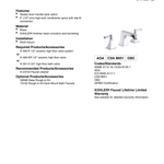 KOHLER Memoirs Stately Deck-Mount Faucet TRIM ONLY, T-469-4S-BN