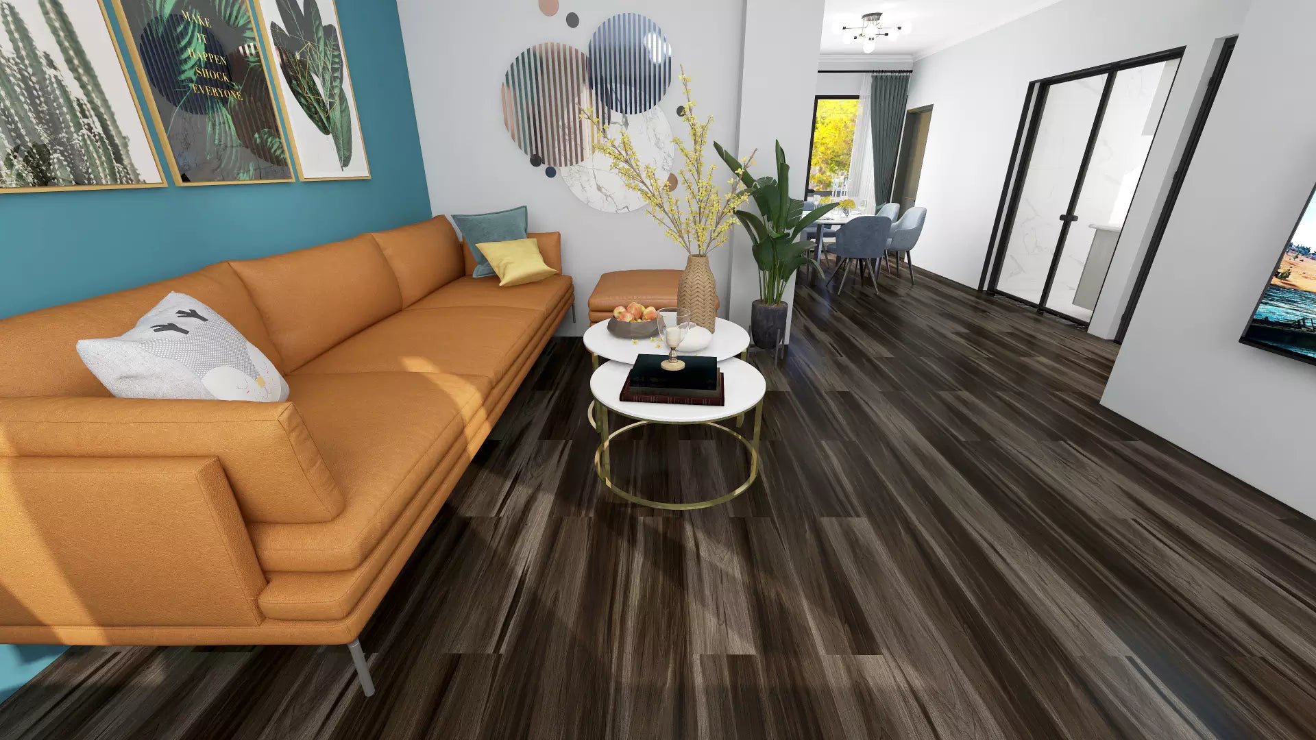 Espresso Timber 7x48 Luxury Vinyl Plank Flooring,  5.2mm, 12mil, 23.79sf, 42 lbs, 10pcs, FINAL Price: $1.29/sf, $30.69/bx
