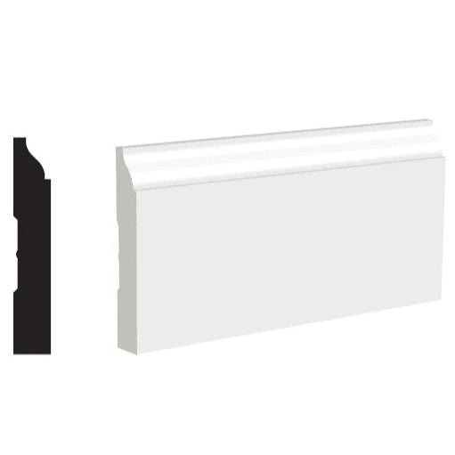 ** PER PIECE ** AHL 12ft Prime Baseboards WM623 (3 1/4") Prime Pine , 9/16" x 3-1/4" x 12' , FINAL PRICE: $0.69 /lf + TAX