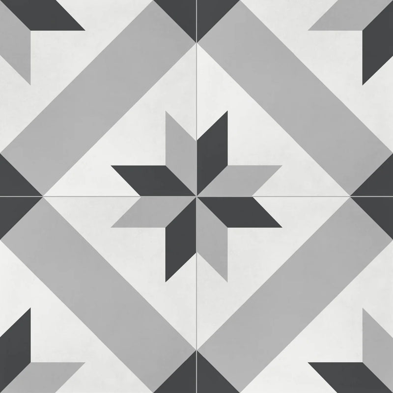 Kathrine 8x8 Cement Floor & Wall Tile, SF190045,  5.78sf, 13pcs, 40lbs, FINAL PRICE: $0.99/sf, $5.72/bx + Tax