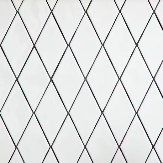 ***PER BOX** LC15 LuxeCraft Handmade White Rhombus 3x6 - Daltile, Retail:$0.24/pc, 12.68lbs, 84pcs, 5.04sf, Loc: MT5-F