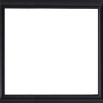 Virtu 46-in Mirror Espresso Beveled (46" x 31.5"), Retail: $436.00