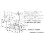 Bosch 800 Series 30-in Deep Recessed 5 burners Convection Oven Slide-In Dual Fuel Range (Stainless Steel), HDI8056U *JR2512, Retail: $3,299.00, FINAL PRICE: $1,599.99 + TAX