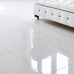 Launton Luster White 24x24 Polished, 8.5mm, 68 lbs, 15.5sf, 4pcs