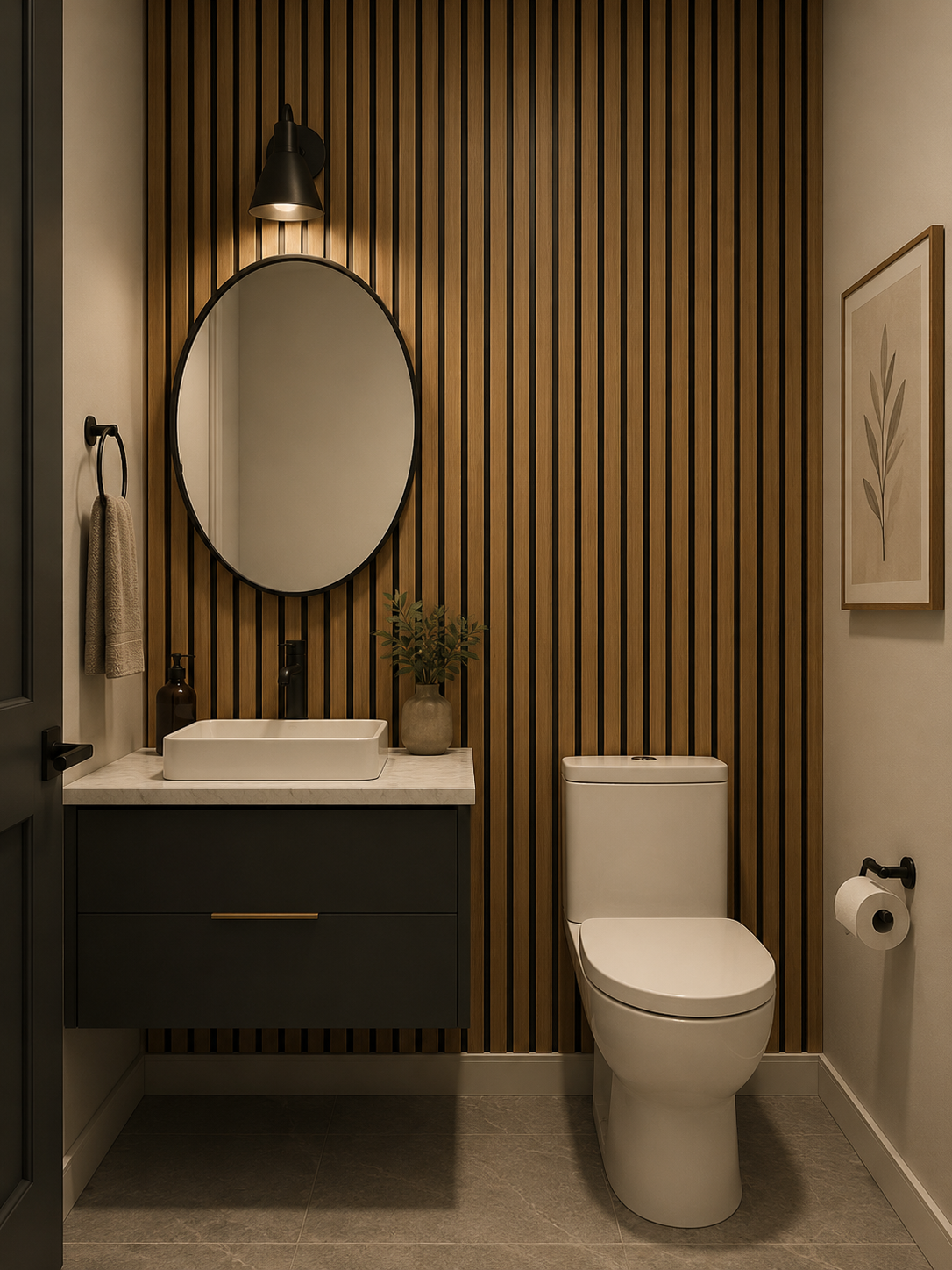 No. 090 Mocha 24x96 Straight Acoustic Wall Panel, DE804107-11-2496, FINAL PRICE: $69.99/pc, $4.37/sf + TAX [FB354]