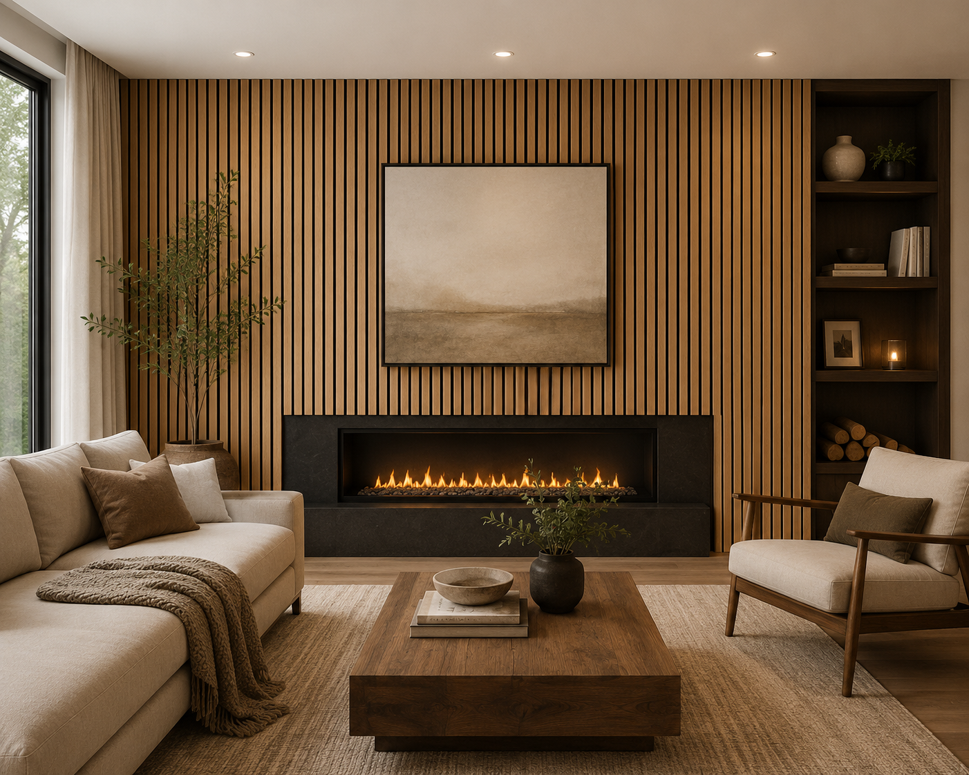No. 093 Natural 24x96 Straight Acoustic Wall Panel, DE804113-8-2496, FINAL PRICE:  $69.99/pc, $4.37/sf + TAX [FB354]