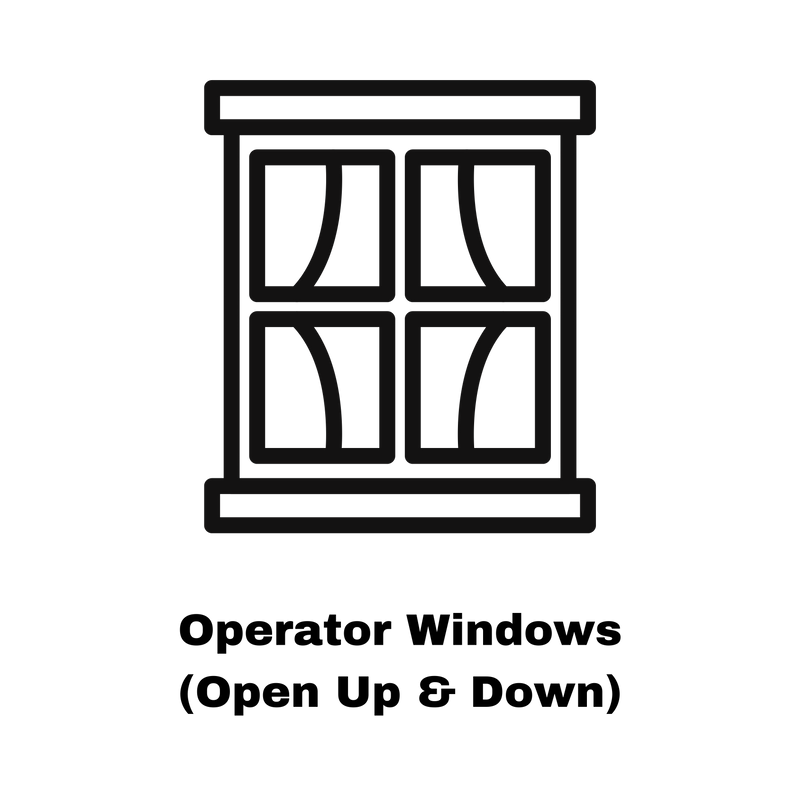 Operator Window List - Various Sizes & Various Prices - All Clearanced