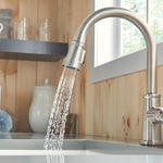 Peerless Westchester Single-Handle Pull-Down Kitchen Faucet in Stainless Steel, P7923LF-SS, MSRP: $214.63, FINAL PRICE: $119.99 + TAX