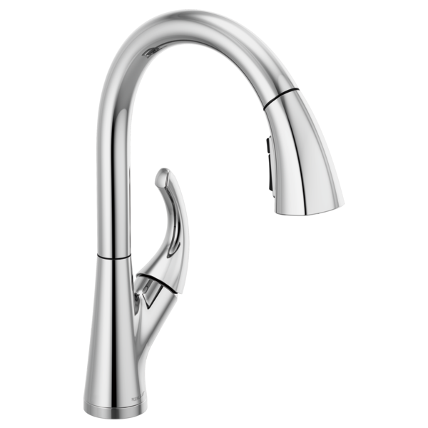 Peerless Parkwood Single Handle Pulldown Kitchen Faucet in Chrome, P7935LF, MSRP: $314.86, FIANL PRICE: $79.99 + TAX