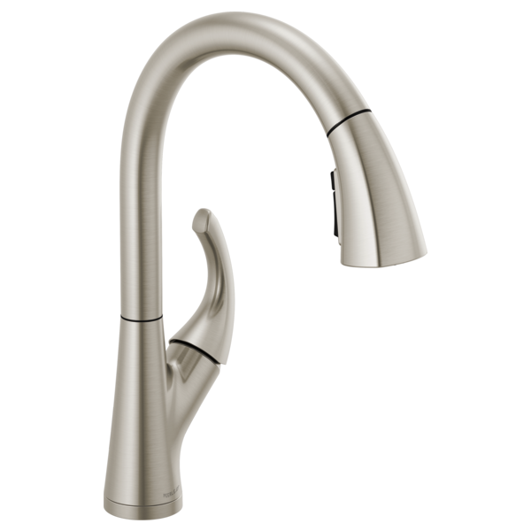 Peerless Parkwood Single Handle Pulldown Kitchen Faucet in Stainless Steel, P7935LF-SS, MSRP: $195.51, FINAL PRICE: $79.99 + TAX