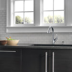 Peerless Parkwood Single Handle Pulldown Kitchen Faucet in Chrome, P7935LF, MSRP: $314.86, FIANL PRICE: $79.99 + TAX