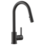 Peerless Precept Single-Handle Pull-Down Kitchen Faucet in Matte Black, P7946LF-BL