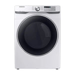 Samsung 7.5 cu. ft. Electric Dryer with Steam Sanitize+ in White, DVE45T6200W
