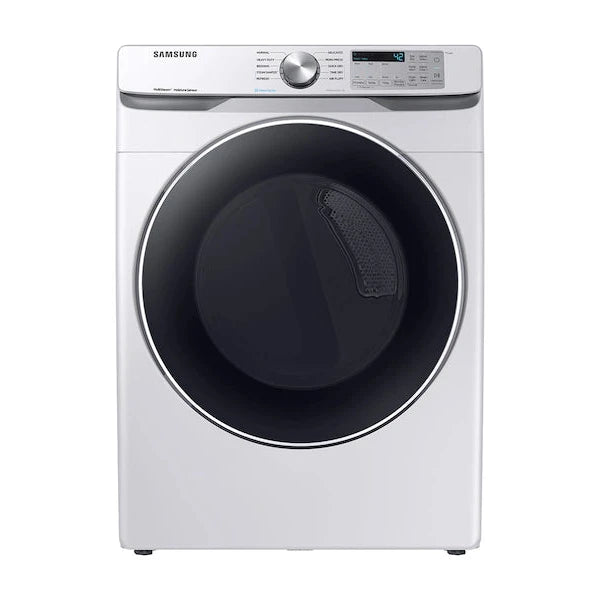 Samsung 7.5 cu. ft. Electric Dryer with Steam Sanitize+ in White, DVE45T6200W