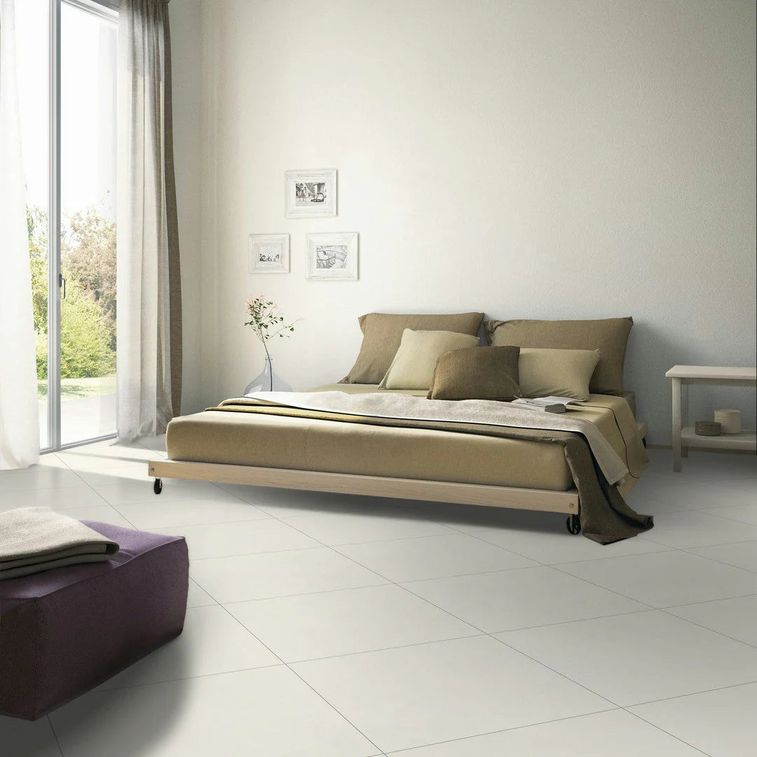 Launton Luster White 24x24 Matte, mm, 68lbs, 15.5sf, 4pcs, FINAL PRICE: $1.29/sf