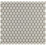 **PER PC** Pearl Matte Penny Round 12x12 Porcelain Mosaic, SF210005, 11.8296sf, 12pcs, 27 lbs, FINAL PRICE: $2.99/sf, $35.88/bx + Tax
