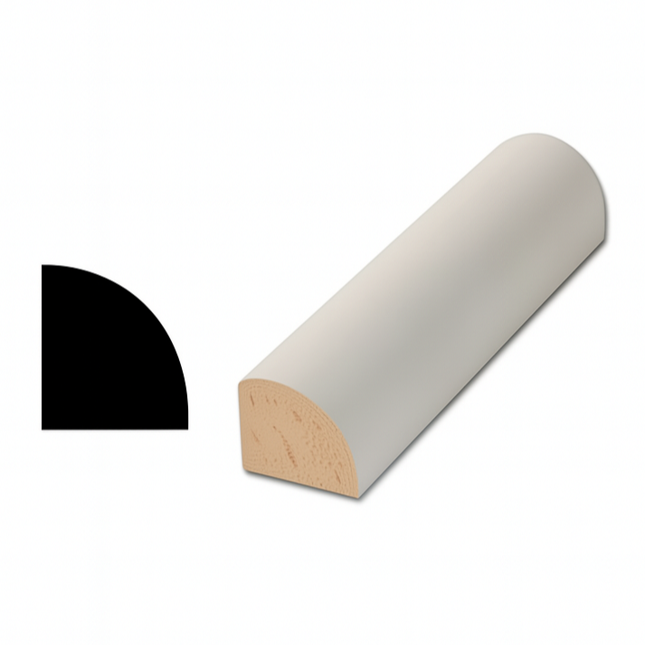 *** PER PIECE ** AHL 12ft Primed Quarter Round WM 106 Primed Pine, 11/16" x 11/16" x 12', FINAL PRICE: $0.40/lf + TAX