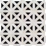**PER PC** Retro Fretwork 12x12 Polished Marble, Retail: $24/sqft, 10 sqft, 10pcs, 50 lbs, RETFRET-POL10MM, FINAL PRICE: $6.99/pc, $69.99/box + Tax