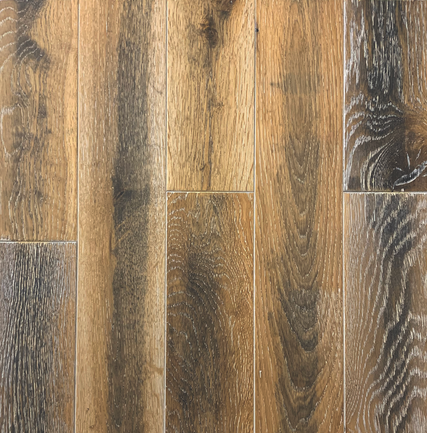 ** ON ORDER ** Artistry 3/4-in x 3.5-in  Wire Brushed Solid Hardwood in European White Oak ** ON ORDER **