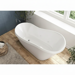 Acquabella Serena Center Drain 67x28 Freestanding Bathtub in Gloss White, SB6728GW, Retail: $10,000.00, FINAL PRICE: $1,499.99 + TAX