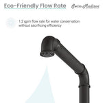 Swiss Madison Avallon Widespread Faucet in Matte Black, SM-BF82MB, MSRP: $264.43, FINAL  PRICE: $79.99 + TAX